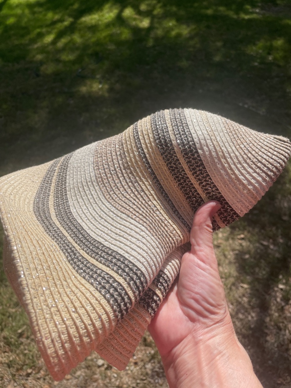 St Bernards ECHO Floppy Metallic Stripe Hat - Picture 8 of 8